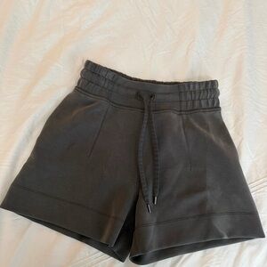 Lululemon softstreme shorts dark grey size 4